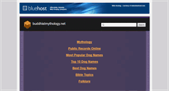 Desktop Screenshot of buddhistmythology.net