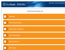 Tablet Screenshot of buddhistmythology.net
